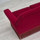 1970s, Danish 3 seater sofa by Ryesberg Møbler, original condition, velour fabric.