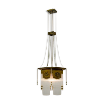 Art nouveau chandelier, circa 1905