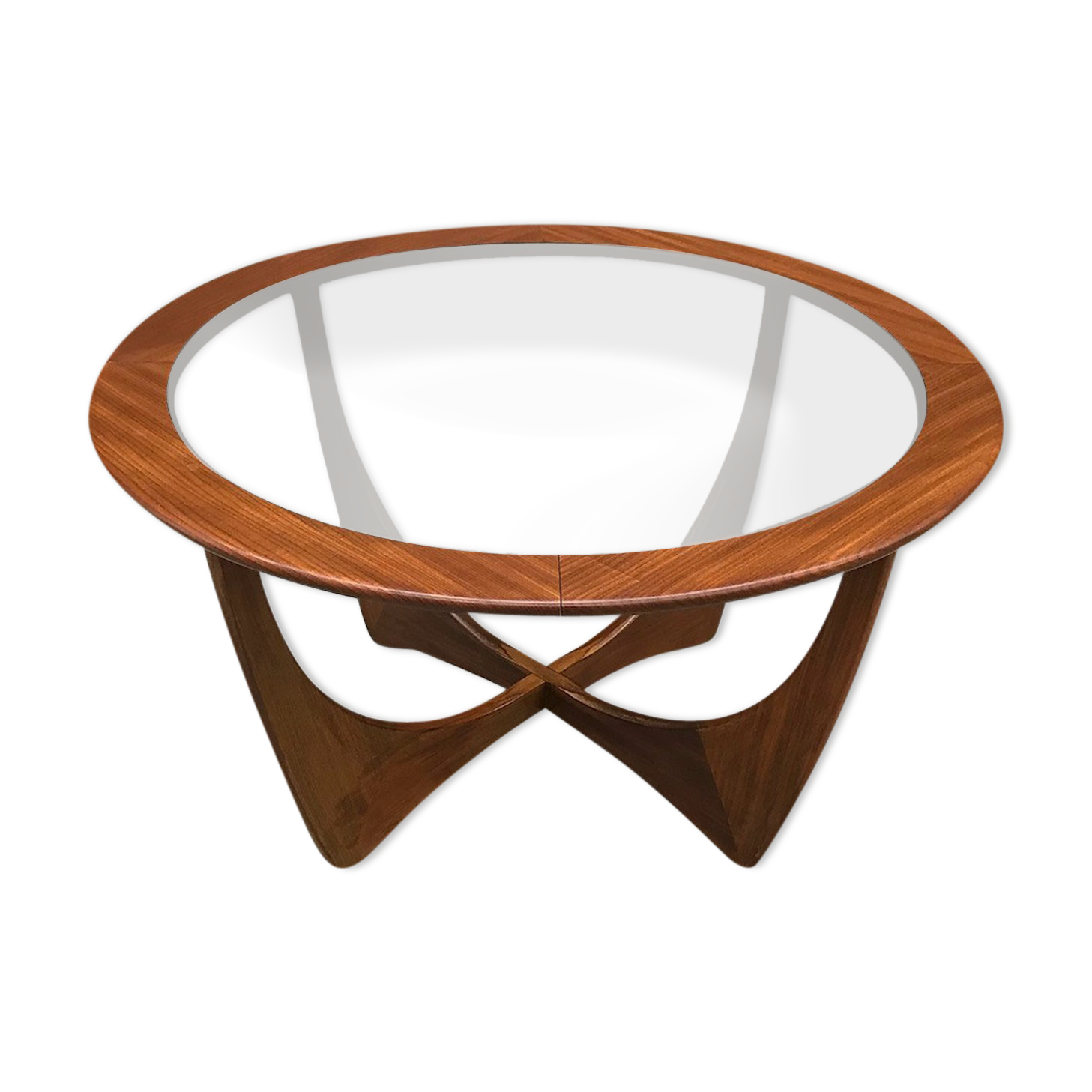 Round 'Astro' vintage coffee table by Victor Wilkens for G-plan