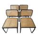 4 chaises Cesca Marcel Breuer  b32 - made in Italy