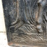 Deer and roe deer fireplace plate