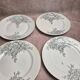 10 antique porcelain plates – Aux Lions de Faïence Paris – 19th century