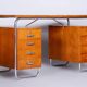 Bauhaus Writing Desk in Beech from Mücke-Melder, 1930s