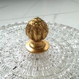 Glass and brass ceiling