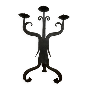 Bougeoir en fer forgé