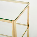 Bronze side table signed J.T. Lepelletier for Broncz circa 1960