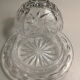 Crystal butter dish