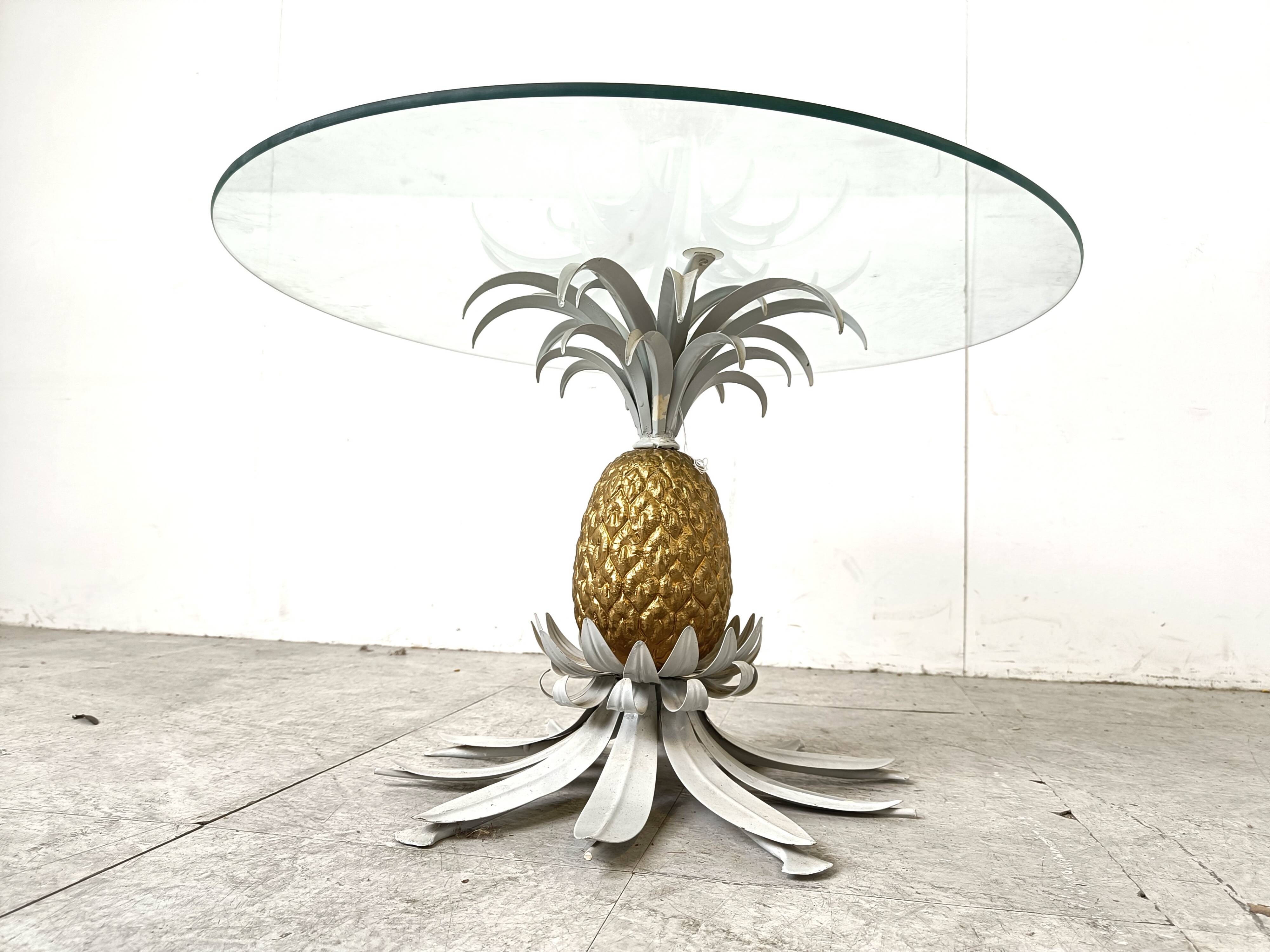 Pair of Hans Kögl pineapple side tables, 1960s