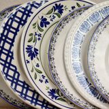 Composition of 6 dessert plates
