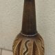 Large African Style Ceramic Lamp Stand