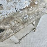 Wooden workshop stool, original color