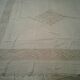 Antique tablecloth .tulle/lace quality 225cmx225cm .n°48