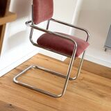 Chaise cantilever chromées vintage Bauhaus Cesca