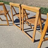 Set of 4 Vintage Folding Chairs