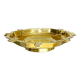 Large Art Deco ashtray in solid brass stamped India P.51 – circa 1950
