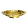 Large Art Deco ashtray in solid brass stamped India P.51 – circa 1950