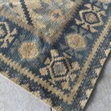 Tapis bleu et marron 140x299cm