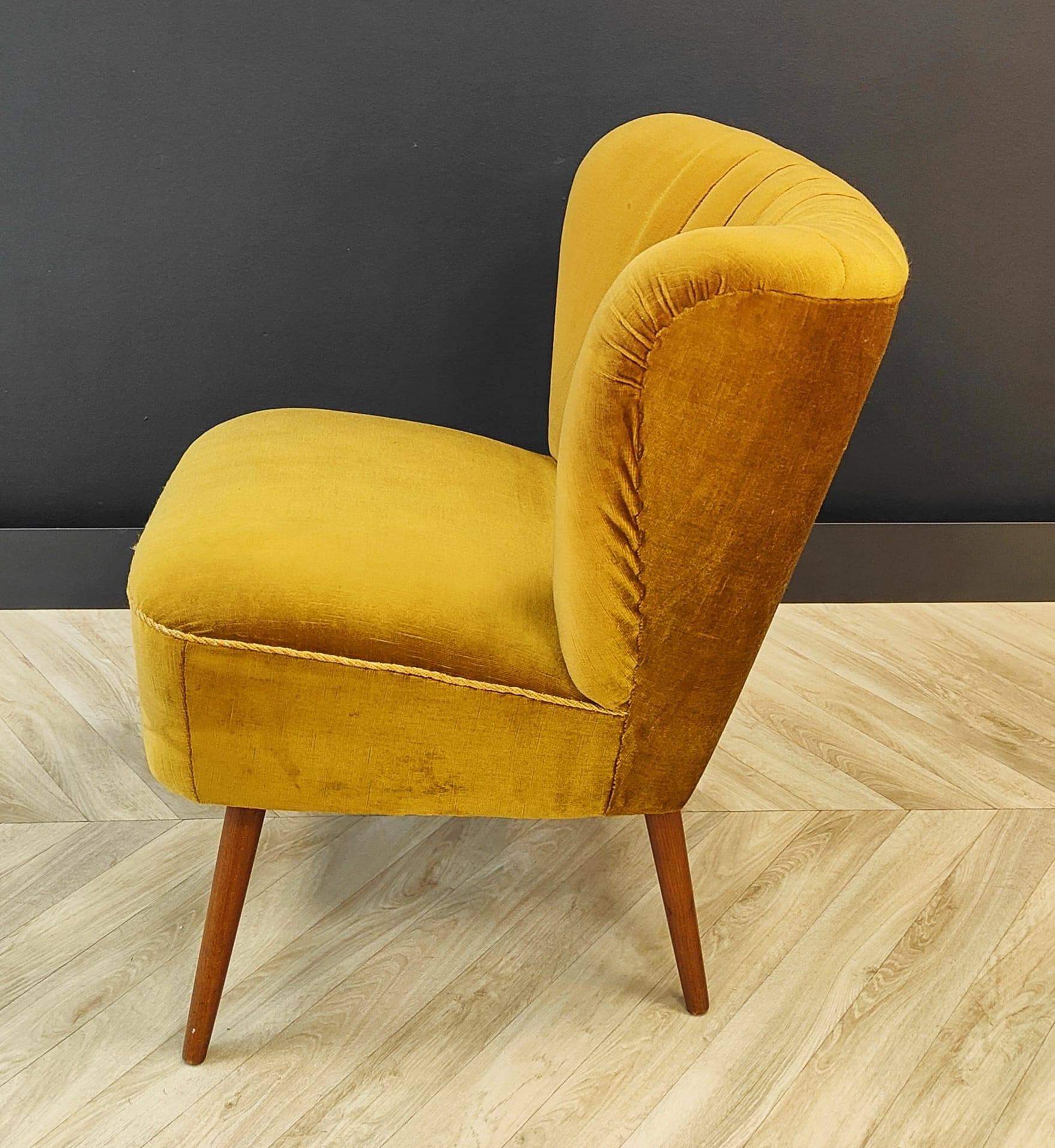 Mid century cocktail chair vintage