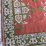 Tapis ancien turc décoratif fait main 190x210 cm