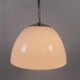 Old school lamp with large glass ball in opal glass, 1930s