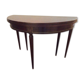 Table demi-lune de style Louis XVI