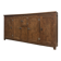 Old bar icebox in oak and zinc - sideboard (renovated)