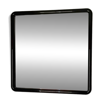 Miroir carré en plastique noir