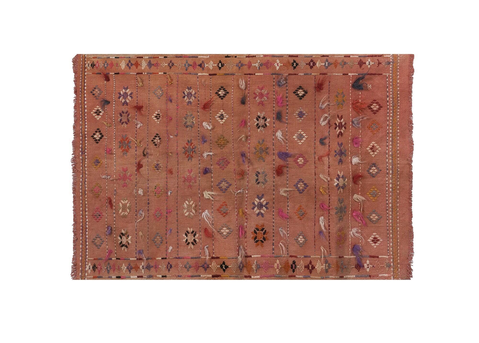 Vintage Turkish kilim, handwoven, 95x140 cm.