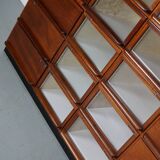 Vintage dutch hardwood haberdashery shop cabinet, 1930s