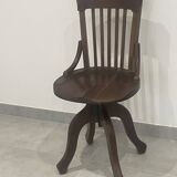Baumann 1920 rotating office chair with adjustment screw