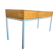 Console/table d'appoint vintage en bois avec structure en métal
