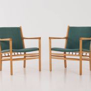Beech armchair, Danish design, 1970s, designer: Erik Ole Jørgensen, manufacture: Tarm Stole & Møbelf