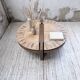 Table basse Roger Capron « grain de café »