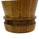 Vintage umbrella holder wooden basket storage 1960 minimalist design