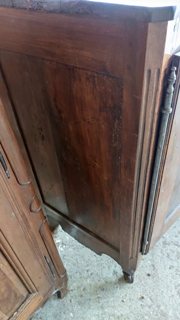 Bahut 2 portes 3 tiroirs noyer