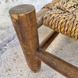 Wooden and rope bench from the 1950s,  Vibo