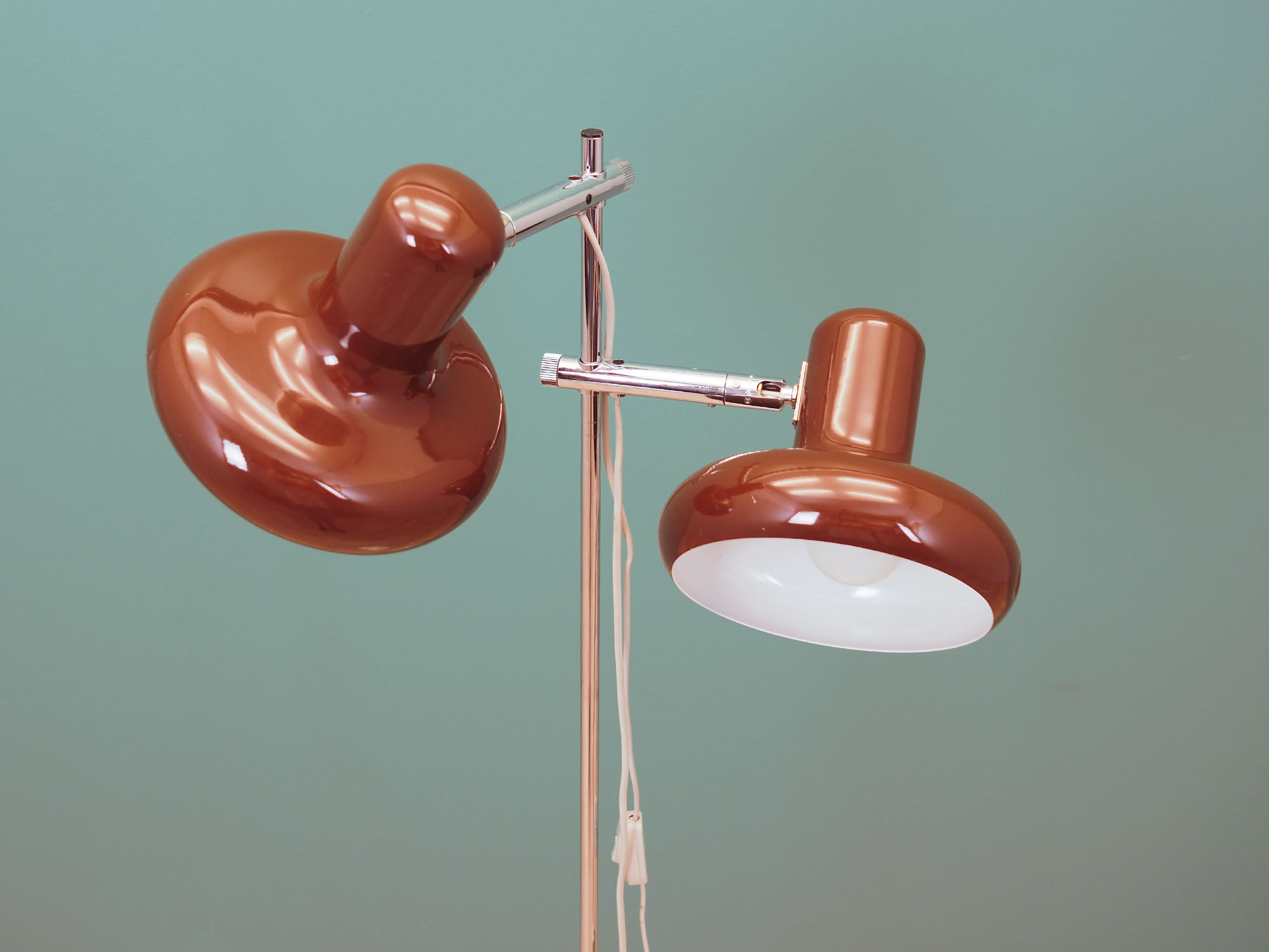 Lampadaire, design danois, années 60, fabriqué au Danemark