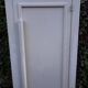 White 2-door bonnet cabinet