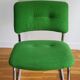 Vintage chair in wool and chromed metal