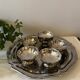 Set van 6 chrome coupes met schaal