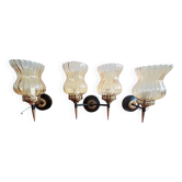 Four wall lights. 1950s
