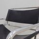 Luigi saccardo leather armchair arrmet 1970s