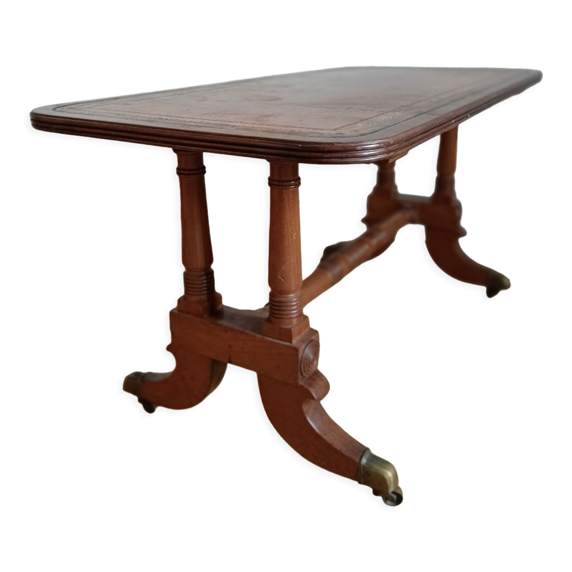 Mahogany English coffee table