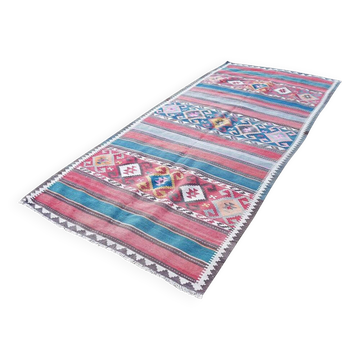 Tapis de couloir turc vintage