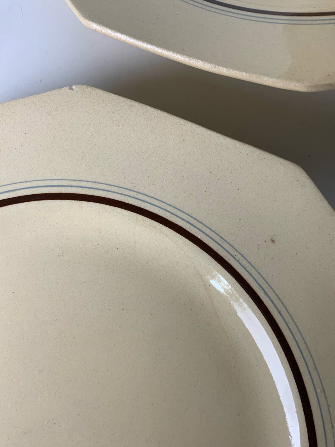 Ironstone plates