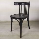Pair of black bistro chairs