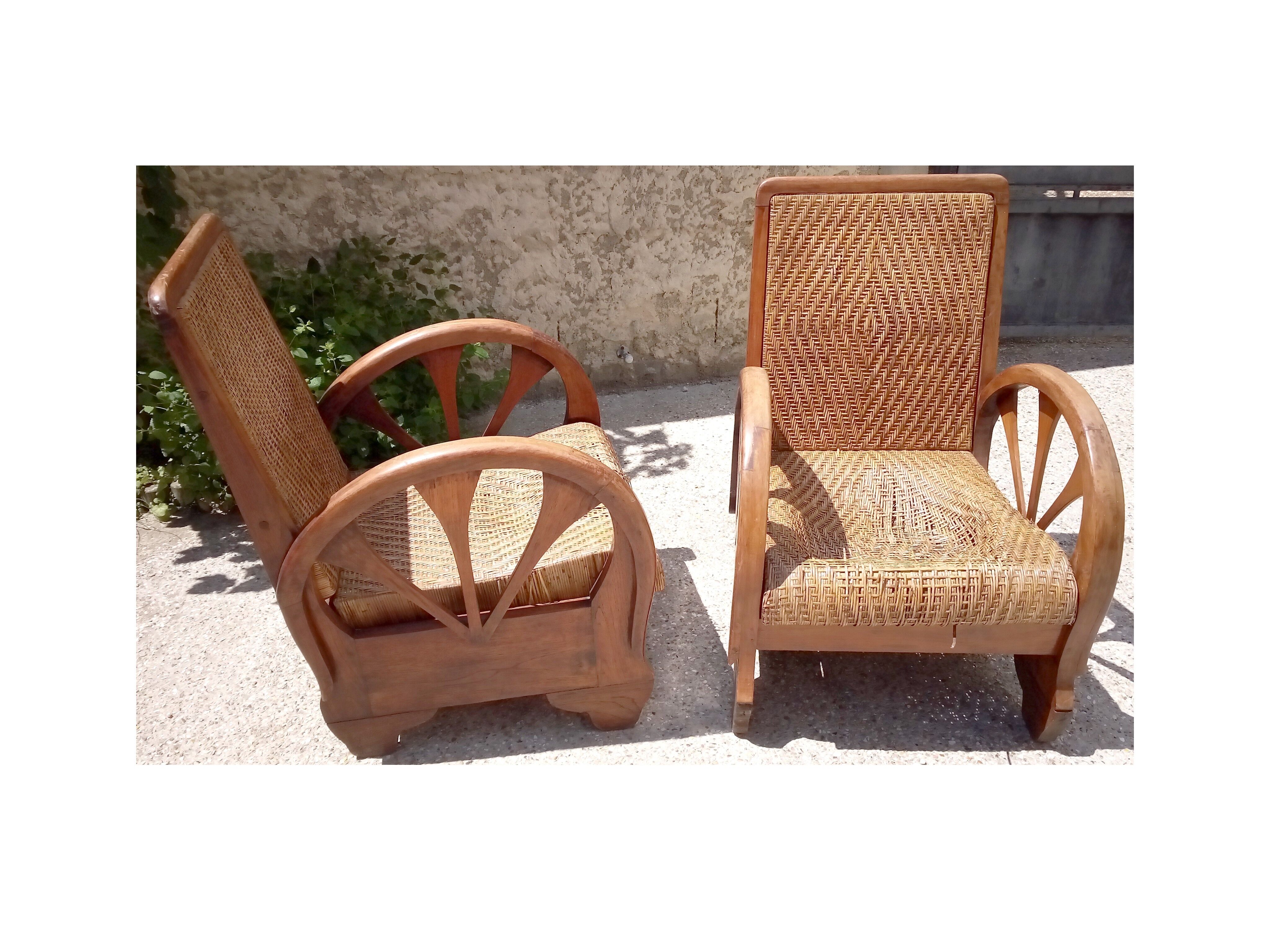 Heating chairs art deco year 30