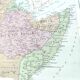 Old map Northeast Africa Egypt Libya Sudan 1950