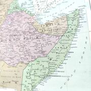 Old map North-East Africa Egypt Libya Sudan 1950