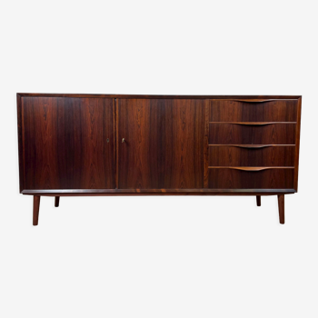 Scandinavian rosewood sideboard by Erling Torvits, 60s